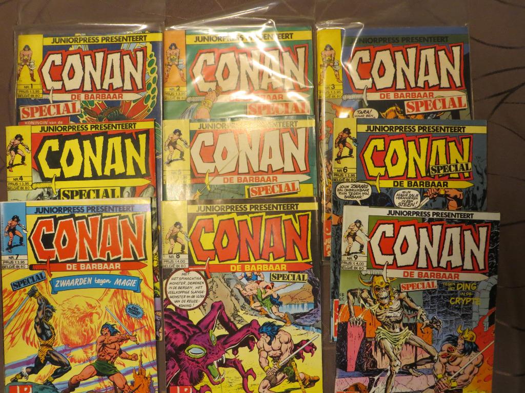 Conan de Barbaar Special (Juniorpress) - compleet, Boeken, Complete serie of reeks, Ophalen of Verzenden, Gelezen, Amerika