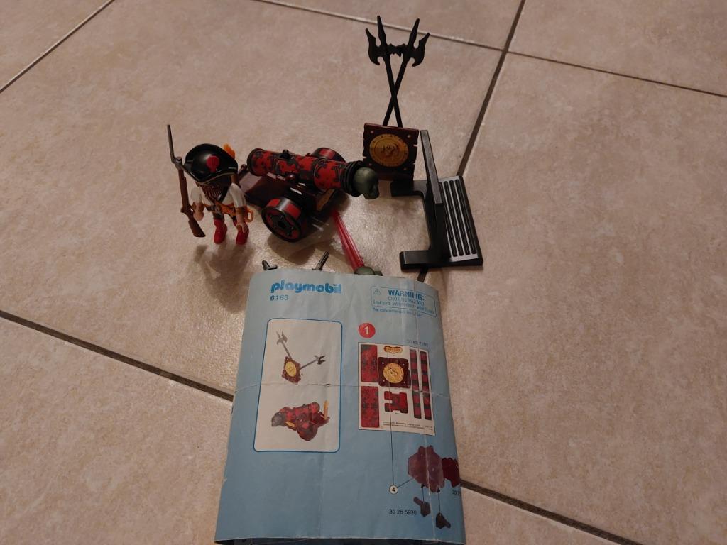 Playmobil 6163+9415 - Piraten met kanonnen, Kinderen en Baby's, Speelgoed | Playmobil, Ophalen of Verzenden, Zo goed als nieuw