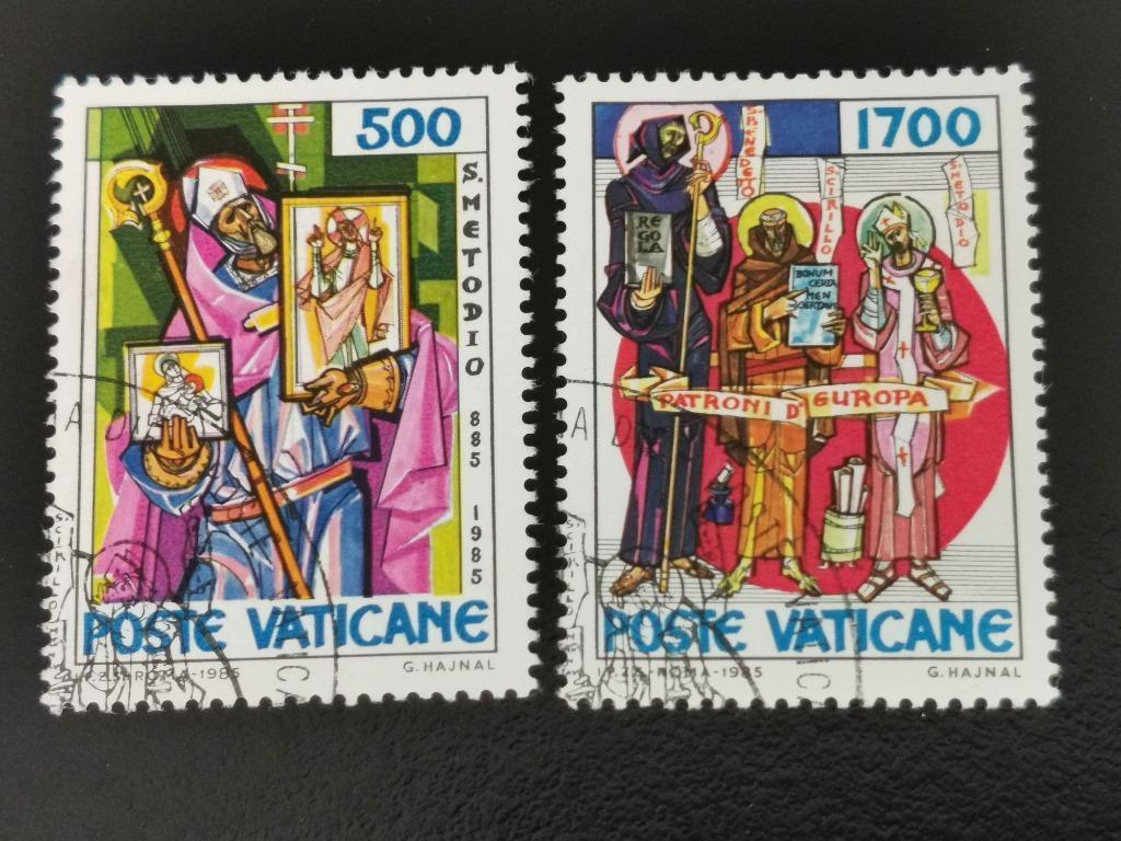 Cité du Vatican 1985 - 1100 ans de la mort de Saint Méthode, Enlèvement ou Envoi, Affranchi