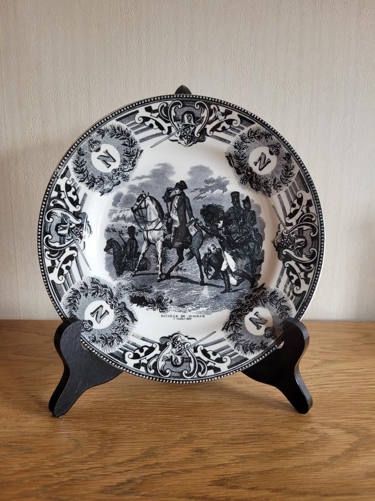 Boch Frères Keramis decoratief bord – Napoleon Bonaparte, Ophalen of Verzenden