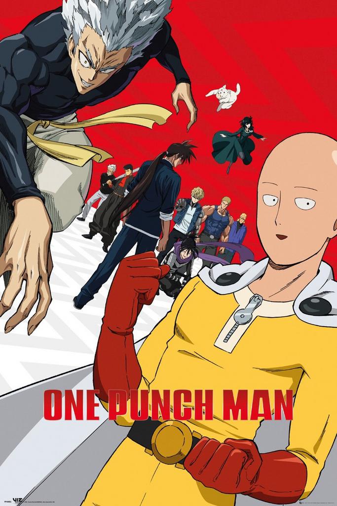 Manga - One-Punch Man poster 91 X 60, Ophalen of Verzenden, Nieuw