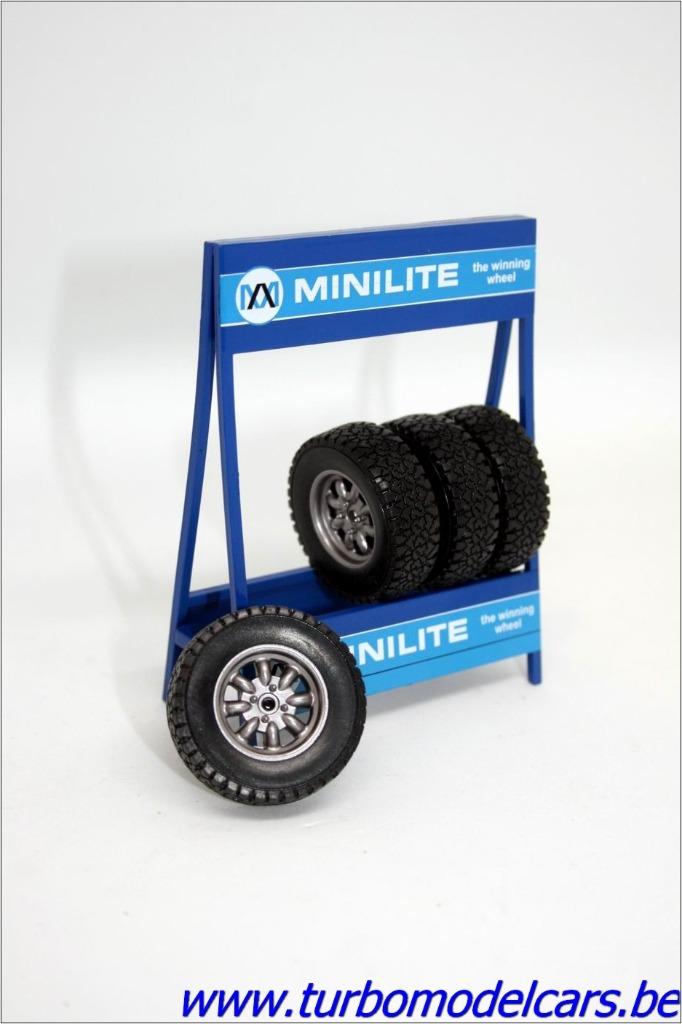 Wielset Mini Lite 1/18 Ixo Models, Verzenden, Nieuw, Auto, Overige merken
