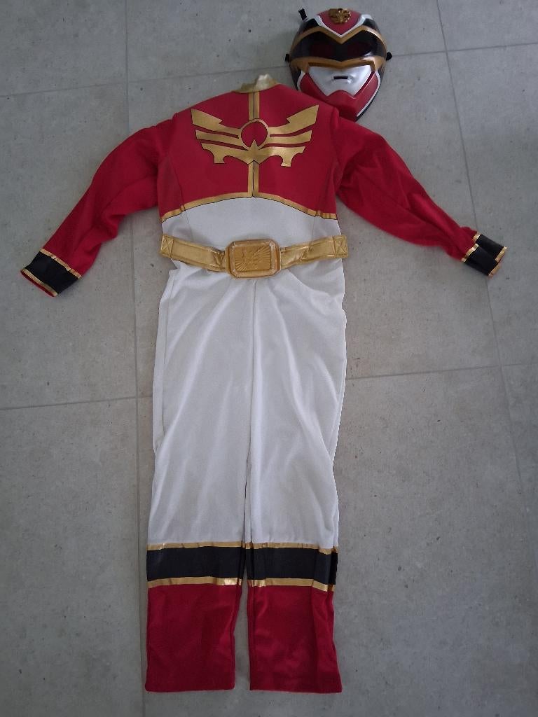 Power Ranger Kostuum 7-8 jaar, Ophalen of Verzenden, Gebruikt