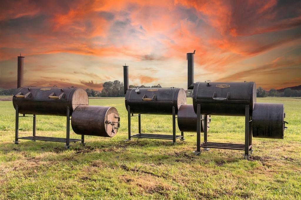 20 inch Grilltrailer smoker, 5mm staaldikte Amerikaanse BBQ, Tuin en Terras, Houtskoolbarbecues, Nieuw, Ophalen of Verzenden