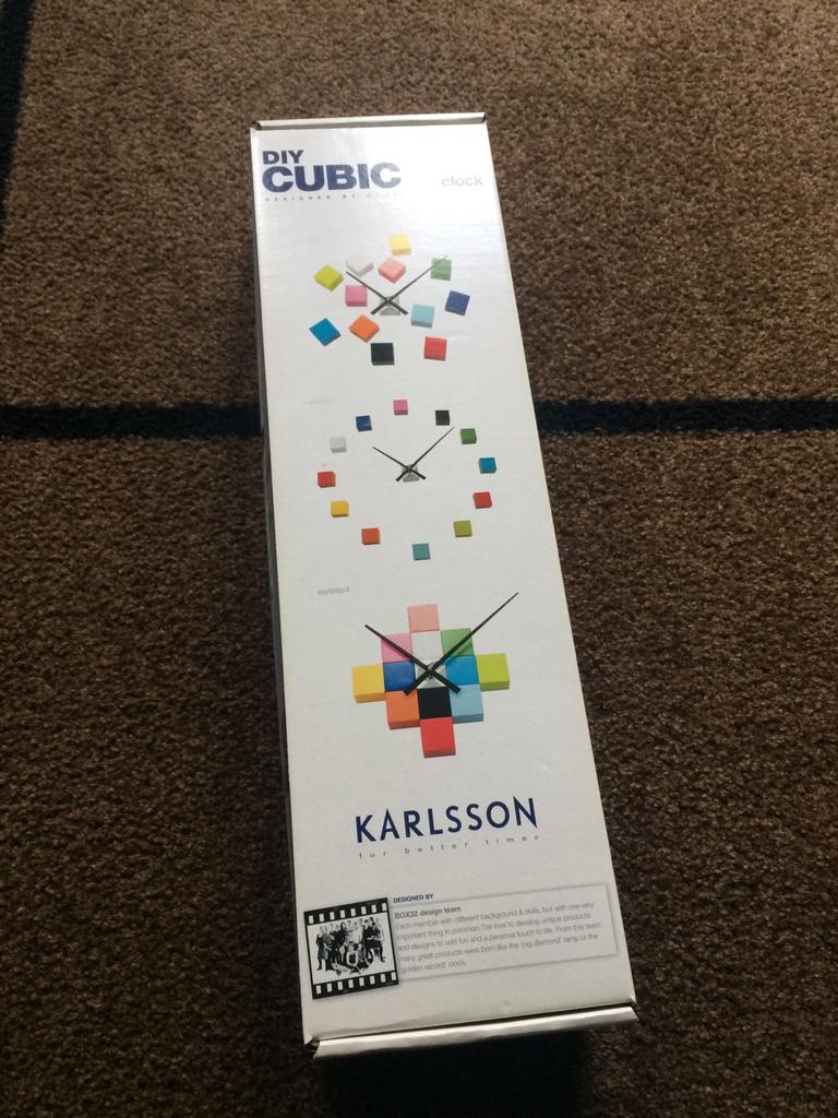 Horloge DIY CUBIC neuve, Enlèvement ou Envoi