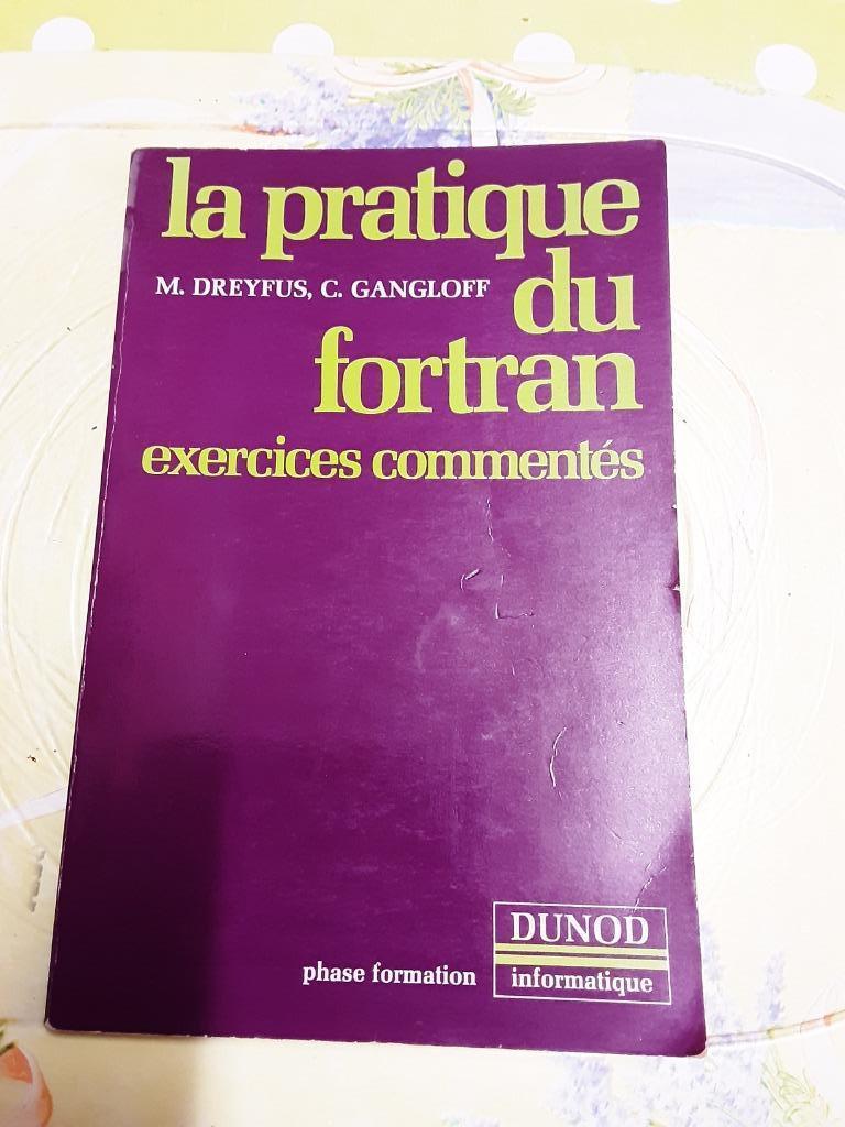 LIVRE INFORMATIQUE LA PRATIQUE DU FORTRAN, Enlèvement ou Envoi, Langage de programmation ou Théorie, Comme neuf, Dunod