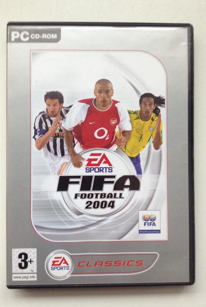 Voetbal Fifa 2004 CD voor PC, Games en Spelcomputers, Games | Pc, 2 spelers, Eén computer, Ophalen of Verzenden, Zo goed als nieuw