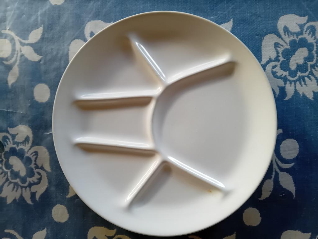 6 nieuwe fondueborden, Enlèvement, Neuf, Porcelaine, Assiettes(s)