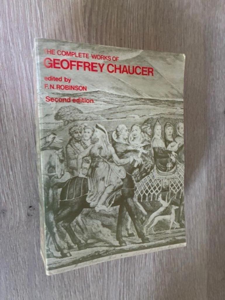 The Complete Works of Geoffrey Chaucer, Enlèvement ou Envoi, Utilisé, Geoffrey Chaucer, Belgique