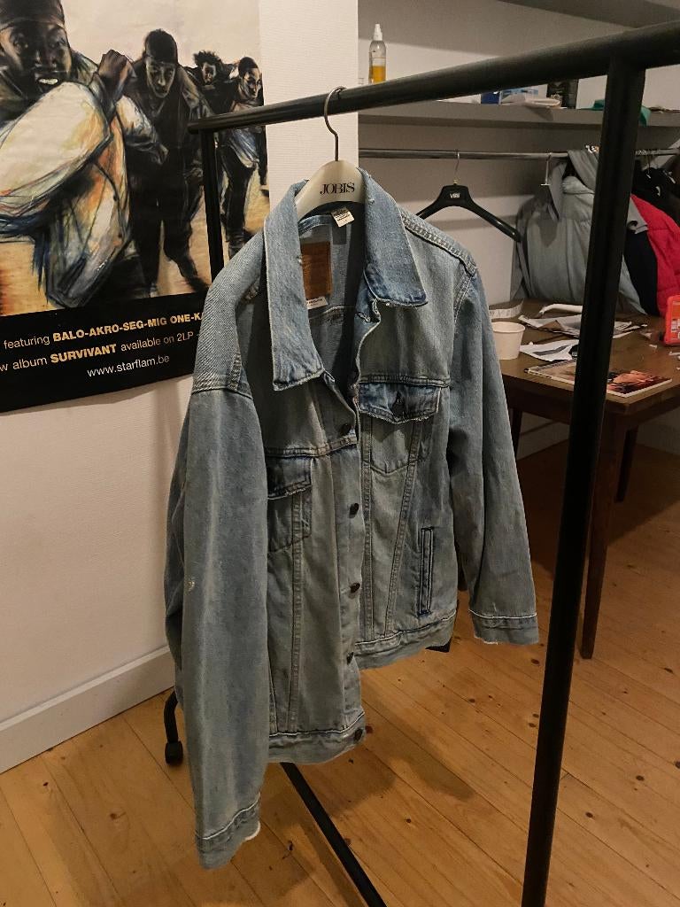 Levi's Denim Trucker Jacket, Large , New, Maat 52/54 (L), Blauw, Nieuw, Ophalen of Verzenden