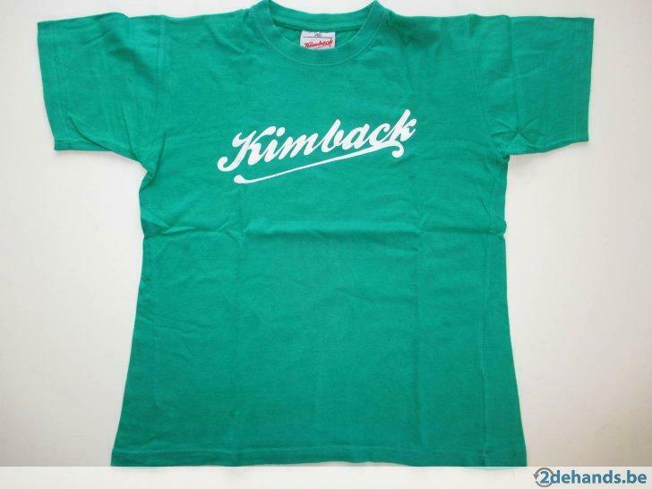 groen T-shirt jongen Kimback maat 140, Ophalen of Verzenden, Gebruikt, Shirt of Longsleeve