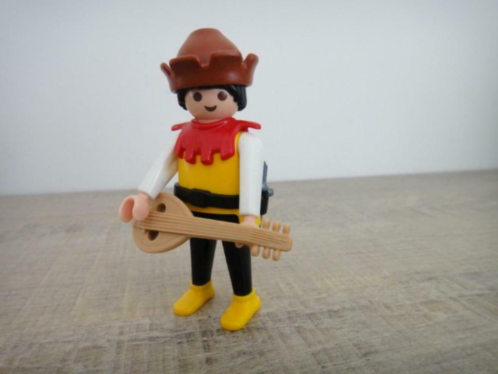 Playmobil minnestreel muzikant middeleeuwen kasteel, Ophalen of Verzenden, Zo goed als nieuw, Complete set