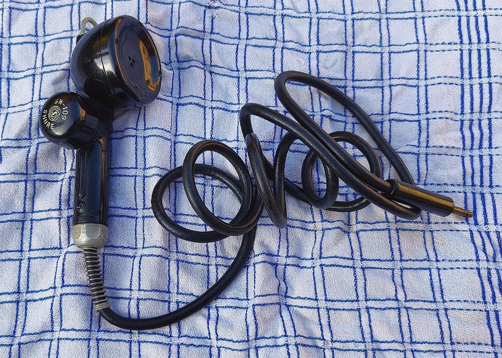 T-17 microfoon voor Amerikaanse WW II zenders., Enlèvement, Utilisé, Émetteur