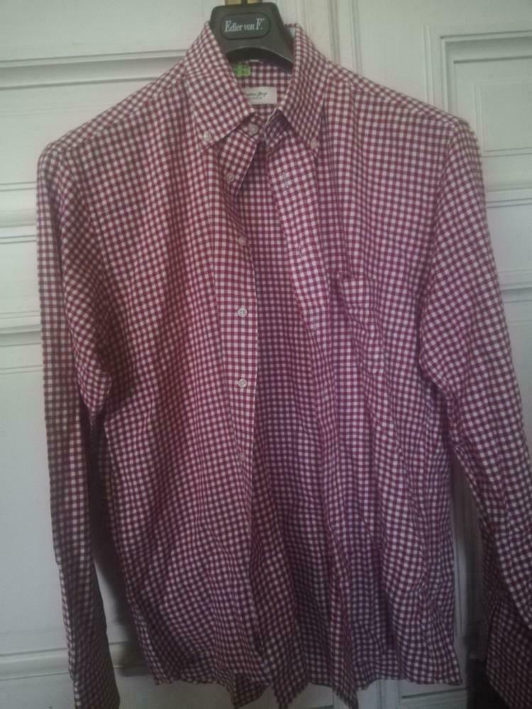 Christian Berg, geruit hemd, size 52, flanel, Ophalen of Verzenden