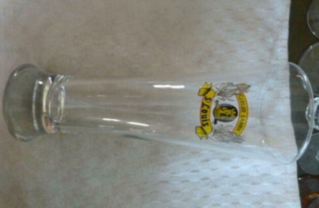 #G bier glas Gueuze Lambic ST LOUIS " fluit "Van Honsebrouck, Ophalen of Verzenden, Nieuw, Bierglas