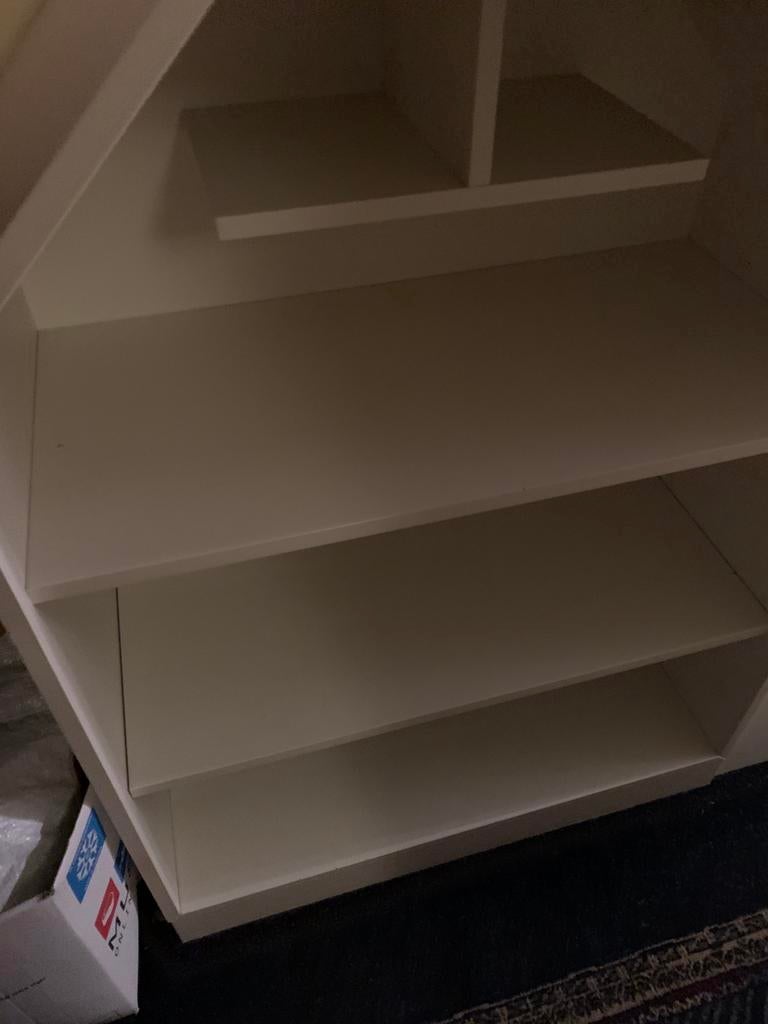 Boekenkast wit, Huis en Inrichting, Kasten | Boekenkasten, Ophalen, Zo goed als nieuw