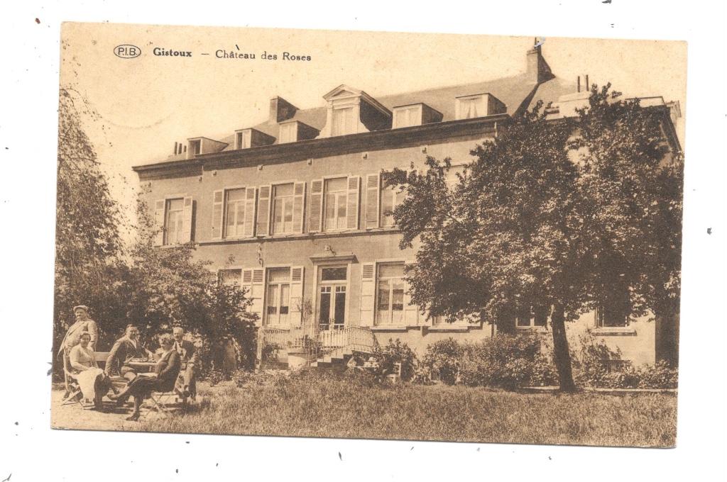 Gistoux NA17: Château des Roses 1935, Collections, Envoi, 1920 à 1940, Affranchie, Brabant Wallon