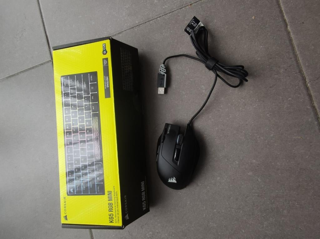 Corsair K65 RGB MINI 60%, Computers en Software, Ophalen of Verzenden, Zo goed als nieuw