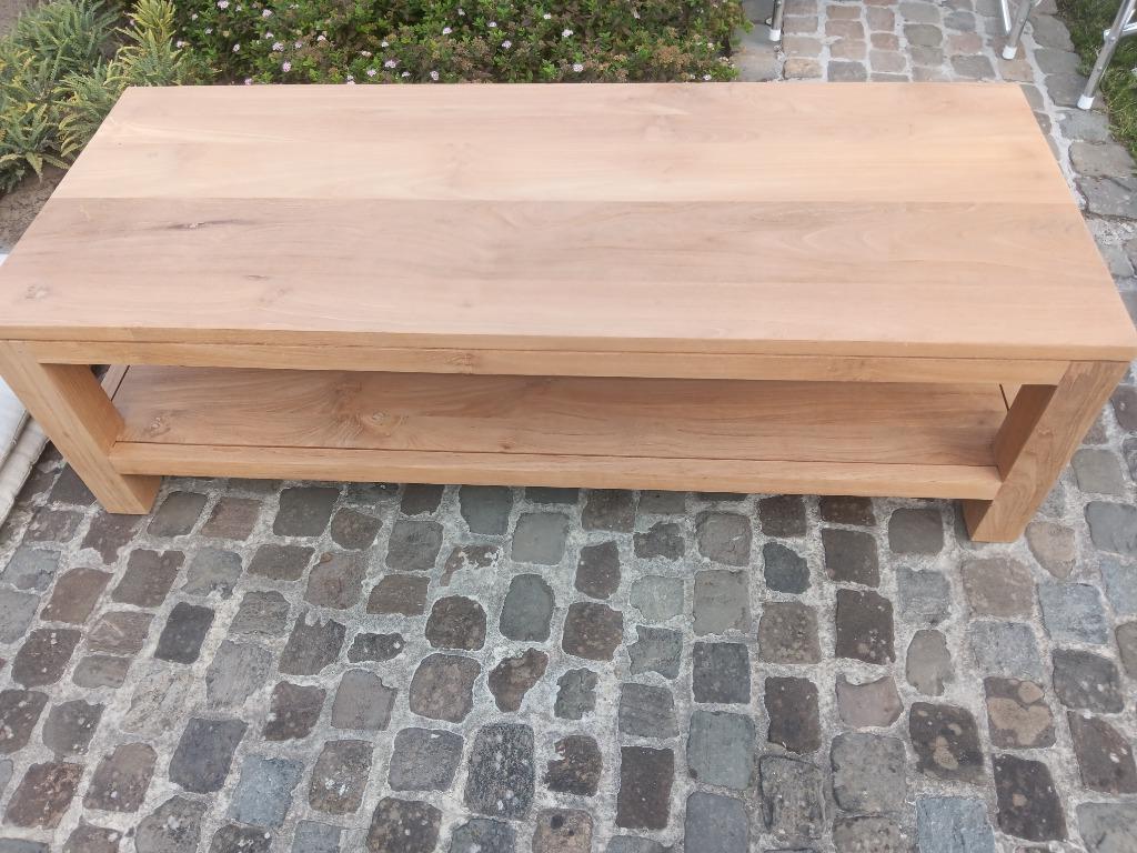 Tafel teak, Ophalen, 100 tot 150 cm, Teakhout, 50 tot 100 cm