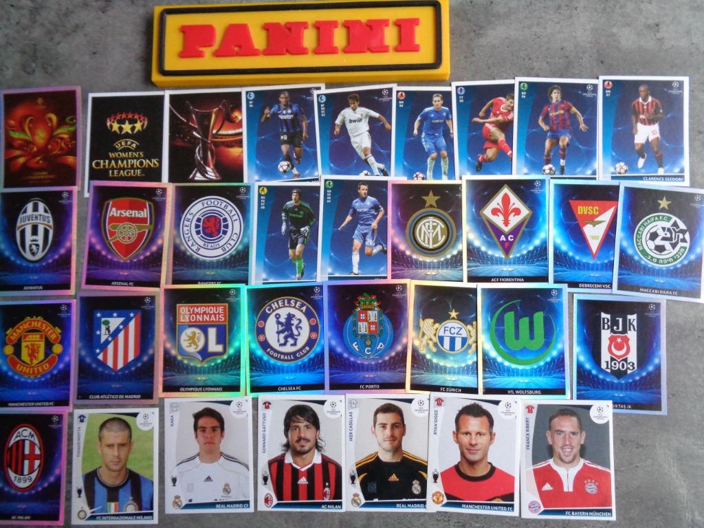 PANINI VOETBAL STICKERS CHAMPIONS LEAGUE 2009/2010 33x, Verzenden