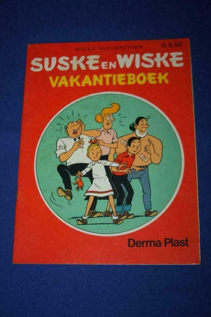 Suske en Wiske vakantieboek ( Derma Plast ) 1e druk 1987, Enlèvement ou Envoi, Willy Vandersteen, Une BD, Utilisé
