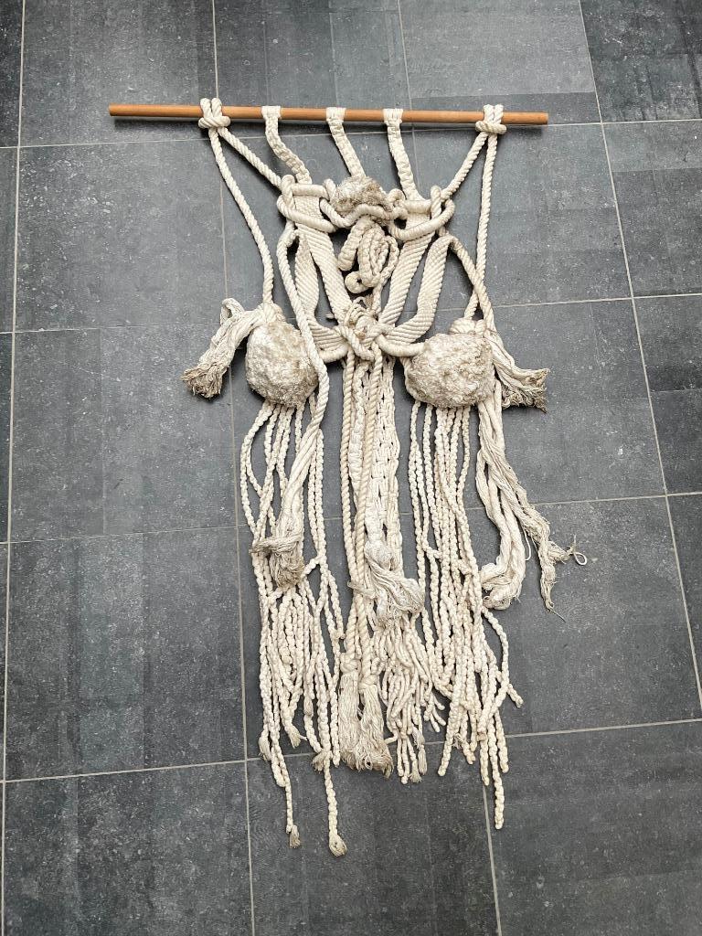 DÉCORATION MURALE EN MACRAMÉ, Maison & Meubles, Accessoires pour la Maison | Décorations murale, Enlèvement ou Envoi, Utilisé