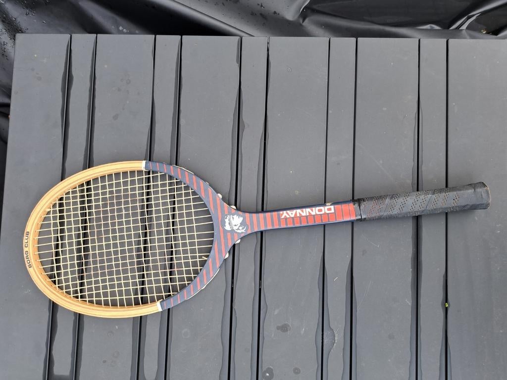 raquette de tennis vintage Donnay Borg Club, Enlèvement, Comme neuf, Raquette