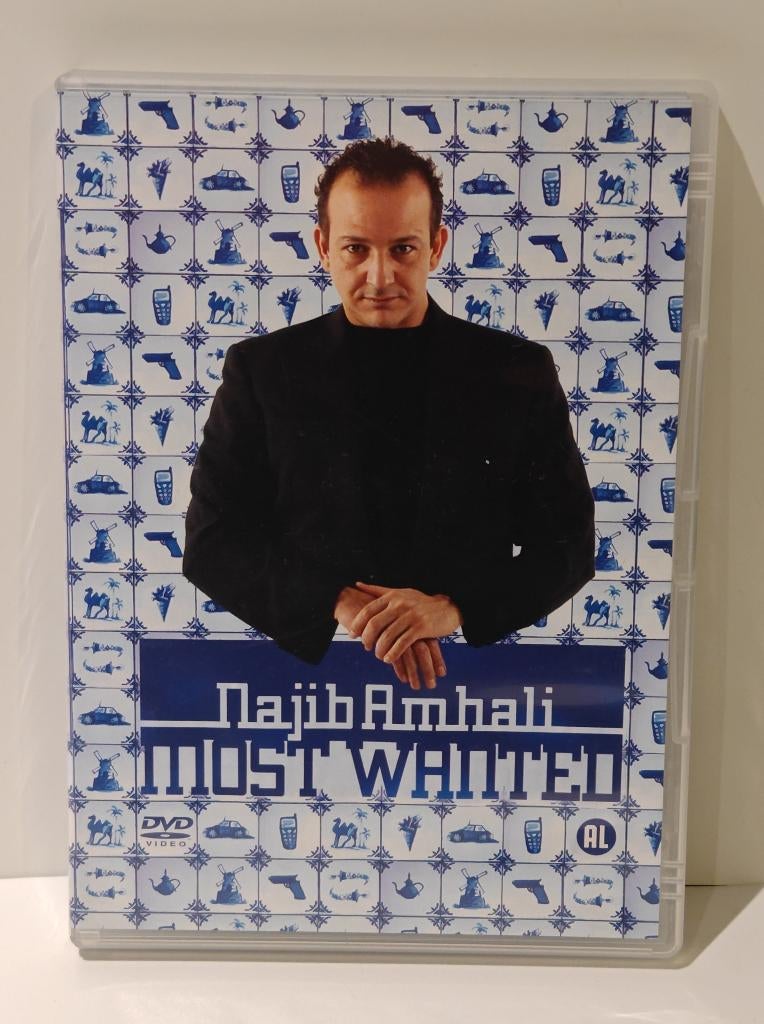 Najib Amhali – Most Wanted | Live DVD 2005 stand-up humor, Cd's en Dvd's, Dvd's | Cabaret en Sketches, Zo goed als nieuw, Stand-up of Theatershow