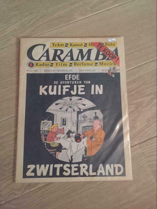 Caramba zeldzame parodie Kuifje in Zwitserland, Verzenden