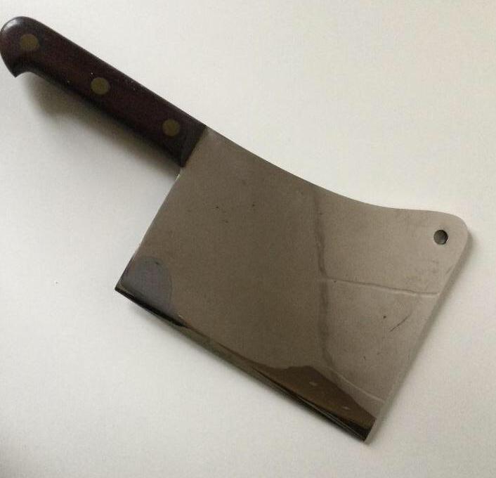 Professioneel hakmes met RVS lemmet van 23.50 cm, Maison & Meubles, Cuisine | Couverts, Enlèvement ou Envoi