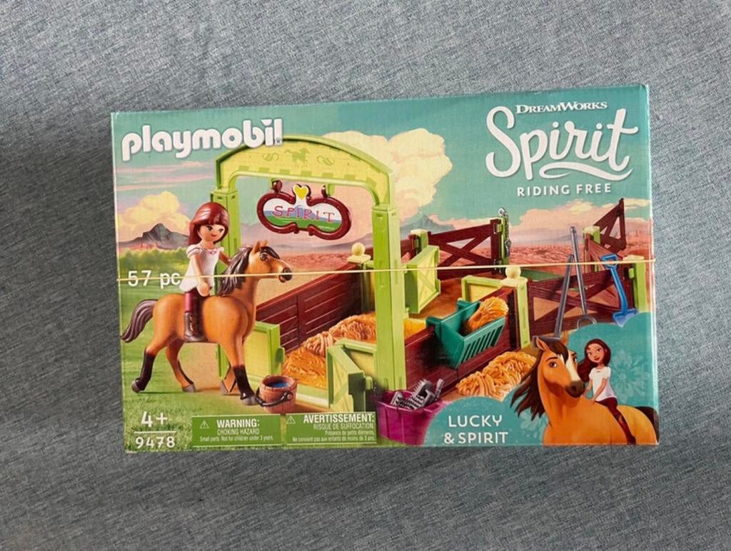 Playmobil lucky star Stal, Ophalen