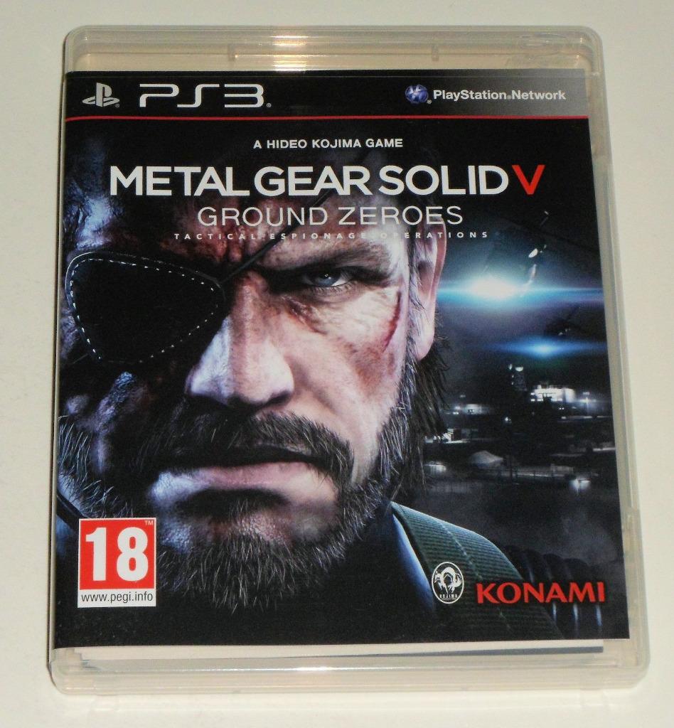 Jeu Ps3 Metal Gear Solid V : Ground Zeroes, Consoles de jeu & Jeux vidéo, Envoi, Utilisé, À partir de 18 ans