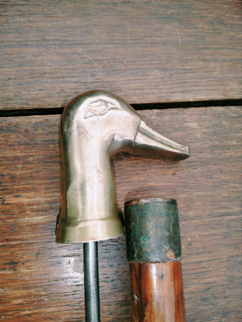 Ancien canne canard, Divers, Bâtons de marche, Enlèvement ou Envoi