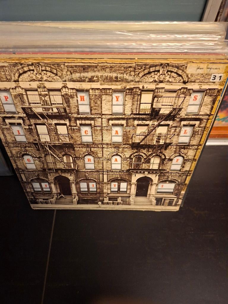 lp - led zeppelin - physical graffity - vak 19, Ophalen of Verzenden, Gebruikt