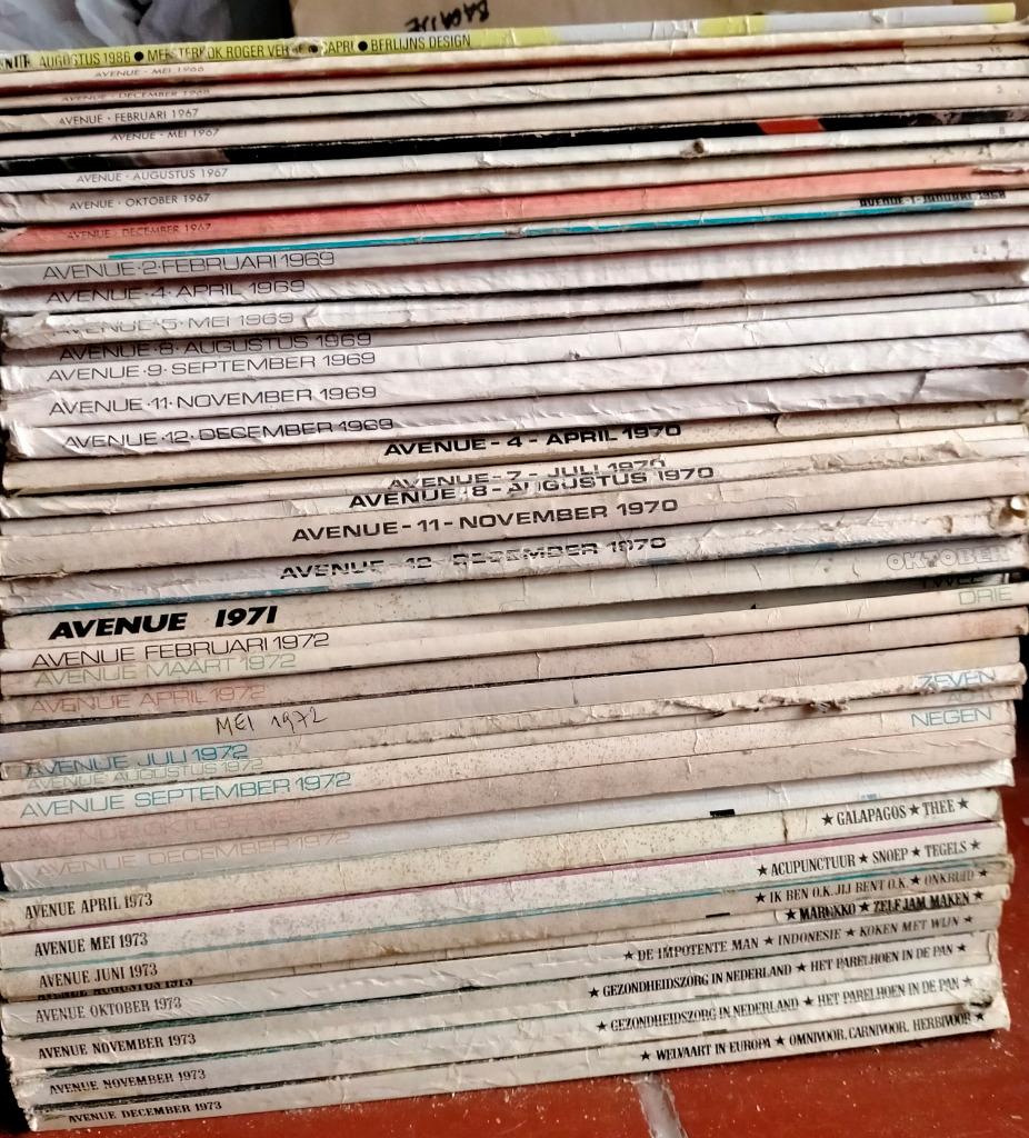 AVENUE MAANDBLAD  1969---1985, Boeken, Tijdschriften en Kranten, Ophalen, Gelezen, Glossy
