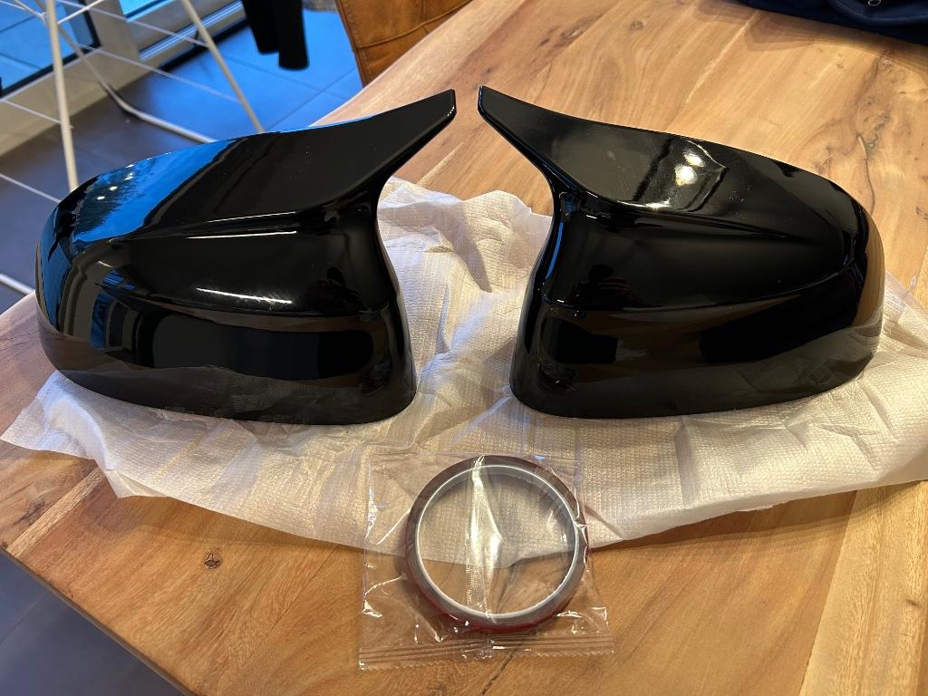 Hoogglans zwarte spiegelkappen BMW X3 X4 X5 X6 X7, Ophalen, Nieuw