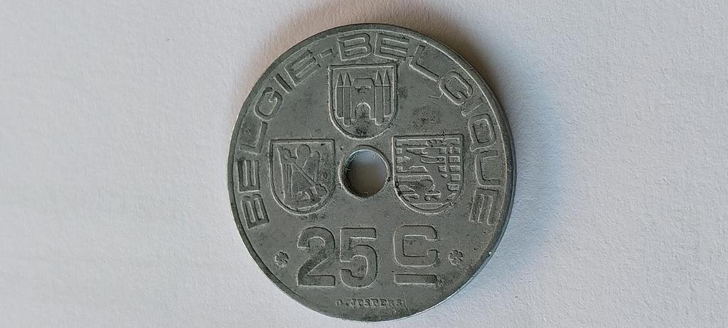 25 cent 1946 flamand-français, Envoi, Métal, Monnaie en vrac
