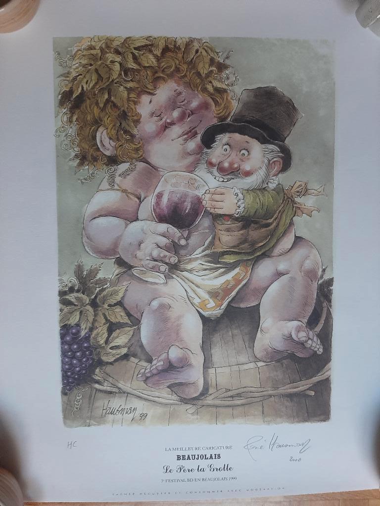 Affiche festival van Rene Hausman genummerd en gesigneerd, Boeken, Eén stripboek, Ophalen of Verzenden, Hausman., Zo goed als nieuw