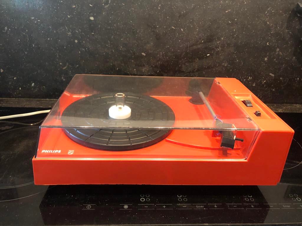 retro space-age Philips Music 5120 platenspeler, Ophalen of Verzenden, Audio en Video