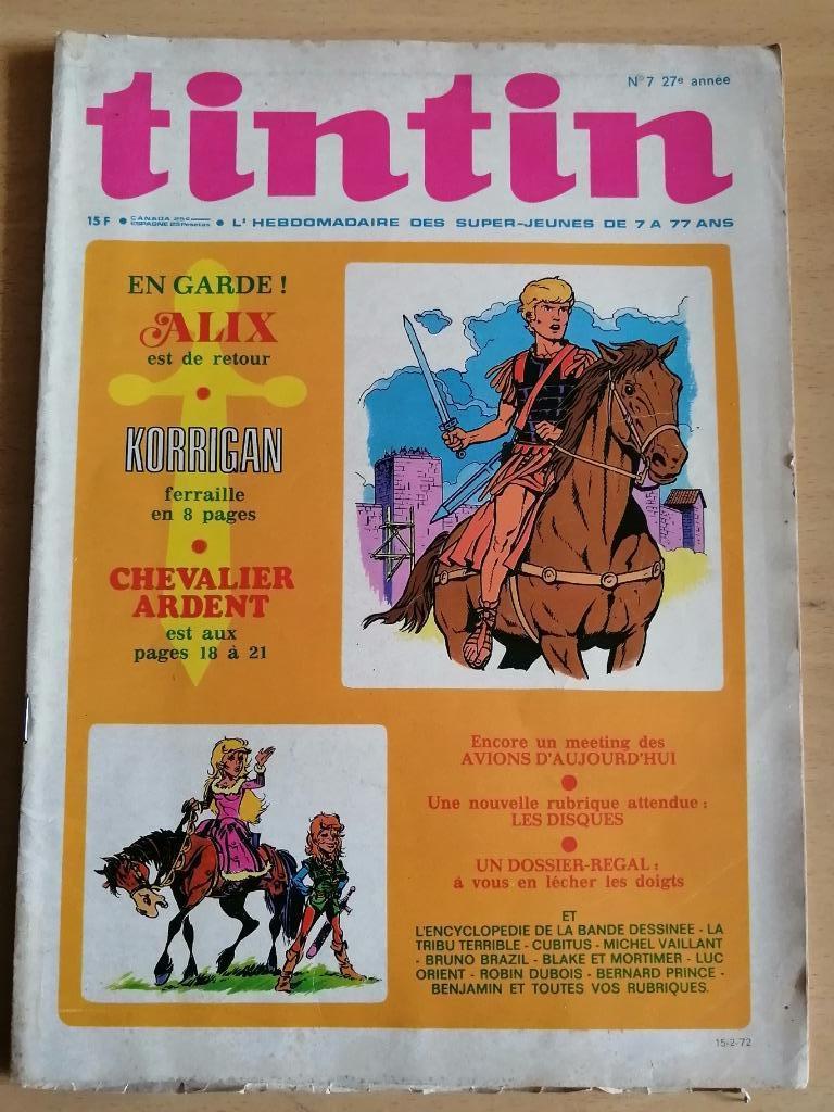Le journal de Tintin numéro 7 - 15 février 1972, Enlèvement ou Envoi, Journal