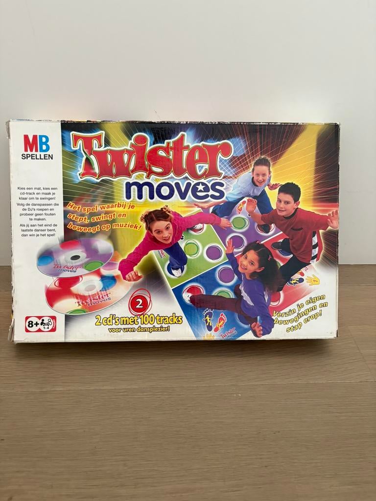 Twister moves - MB spellen, Een of twee spelers, Ophalen, Gebruikt, MB