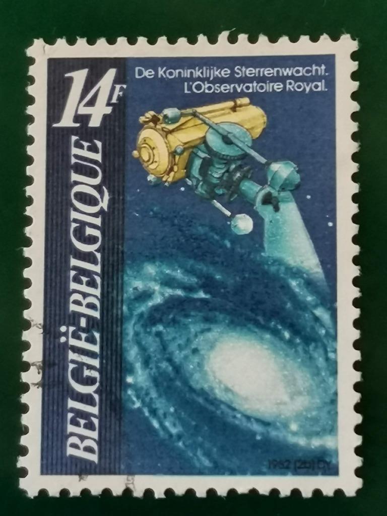 Belgie 1982 - ruimtevaart - Koninklijke Sterrenwacht, Ophalen of Verzenden, Gestempeld, Ruimtevaart