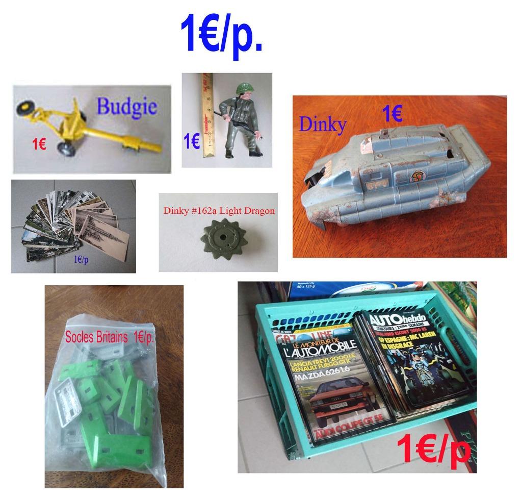 Revues automobile + carte postale + Dinky Toys,Budgie etc..., Ophalen of Verzenden