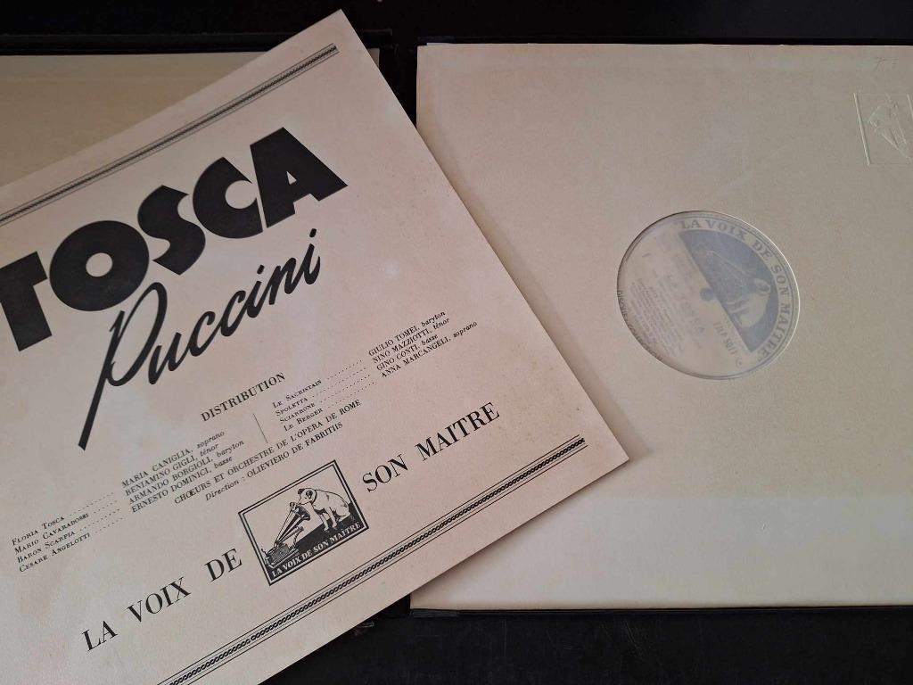 Puccini / De Fabritiis - La Tosca Box 2 x Lp's Vinyl, 12 pouces, Enlèvement, Utilisé, Romantique