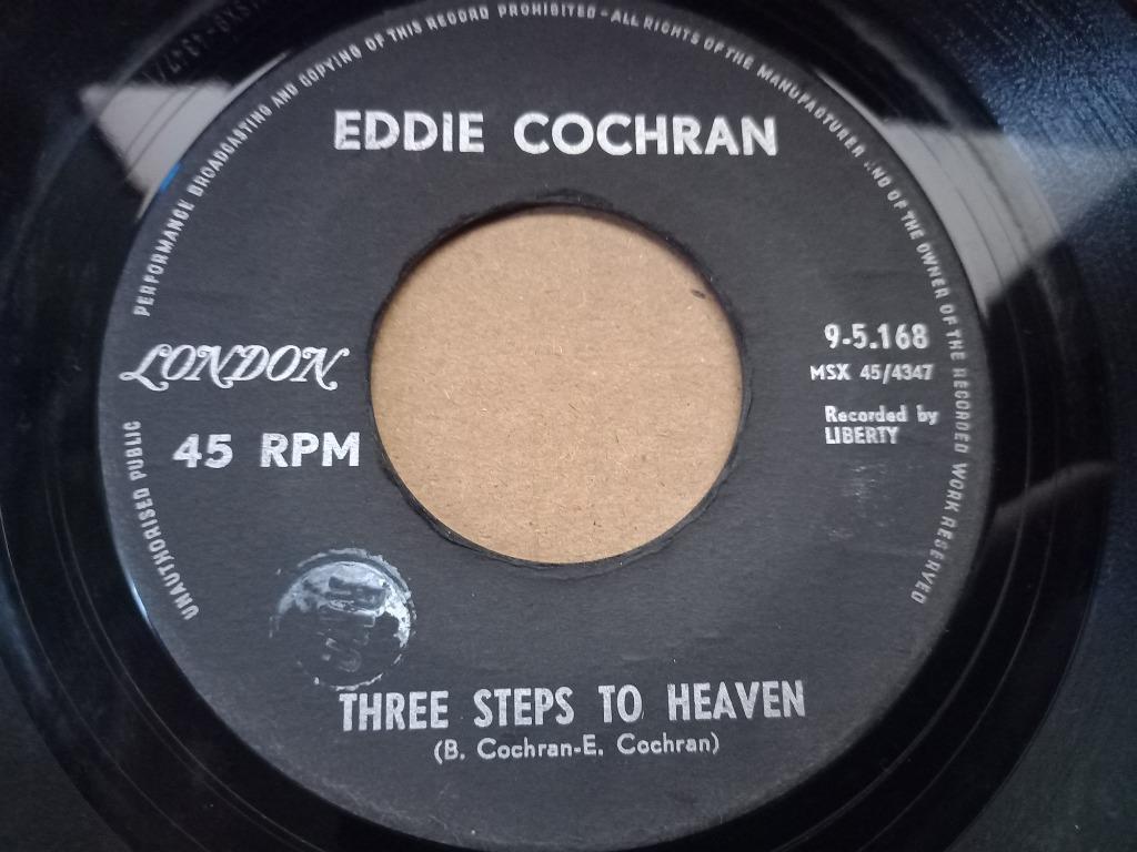 Eddie Cochran ‎– Three Steps To Heaven '7 Oldie, Ophalen of Verzenden, Gebruikt, Overige genres