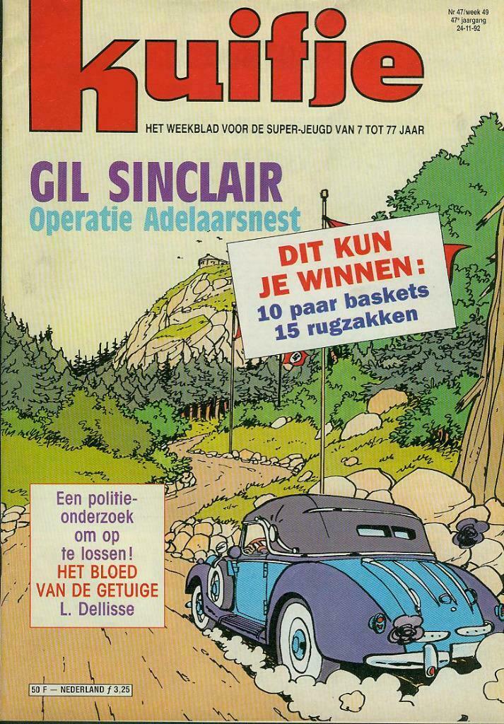 Weekblad Kuifje van 24-11-1992, 47ste Jaargang, Nummer 49, Enlèvement ou Envoi, Utilisé, Plusieurs comics, Europe