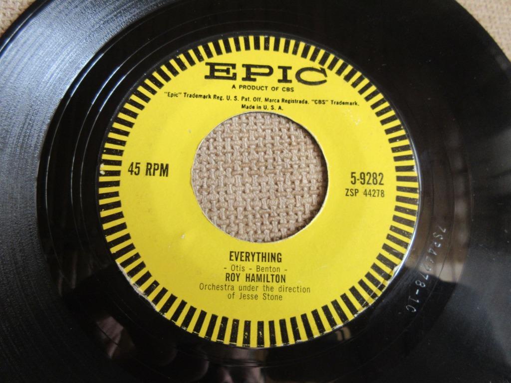 Roy Hamilton - Wait For Me / Everything, Ophalen of Verzenden, Gebruikt, Jazz en Blues