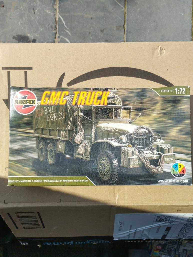 GMC CCKW 353 Cargo Truck - 'Red Ball Express' Airfix Nr. 013, 1:50 of kleiner, Nieuw, Ophalen of Verzenden, Truck