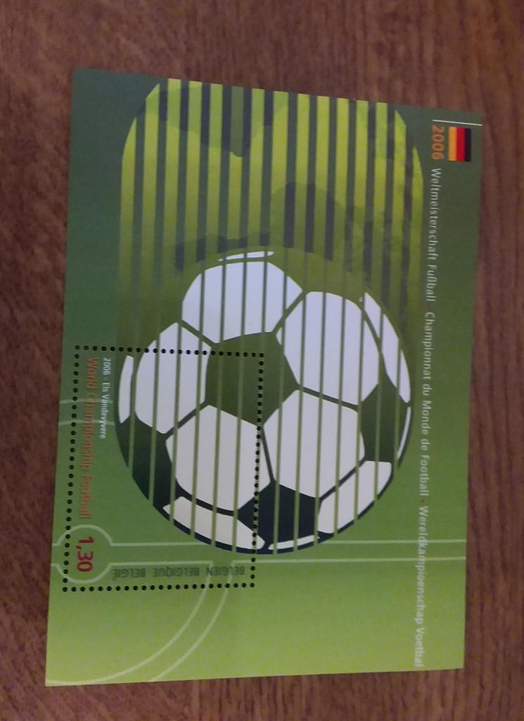 Timbres championnat du monde 2006 Allemagne, Enlèvement ou Envoi