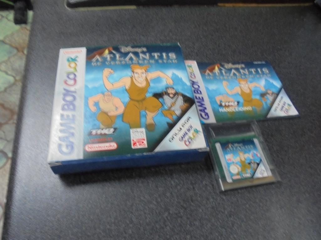 Game boy color Disney's Atlantis Verzonken stad (CIB), Ophalen of Verzenden, Gebruikt